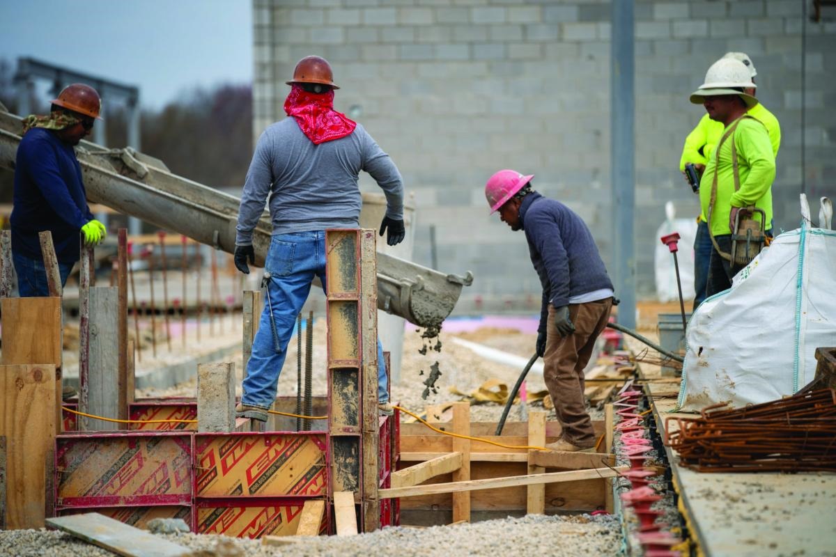 Construction teamwork